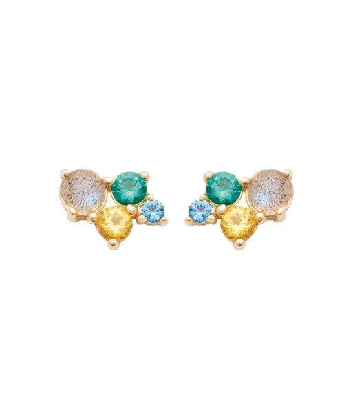 Grappe - Boucles d'oreilles - Plaqué Or vous aussi creer 