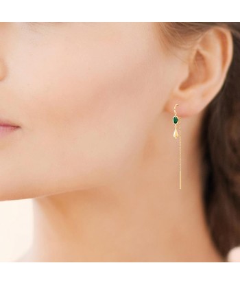 Chaînette - Boucles d'oreilles - Plaqué Or acheter en ligne