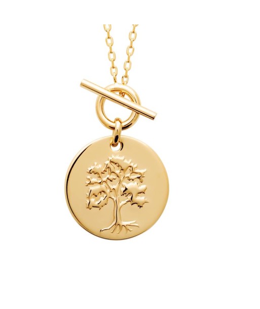 Arbre de Vie - Collier - Plaqué Or est présent 