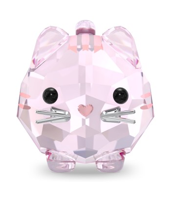 Chat Rose - Figurine - Swarovski la livraison gratuite