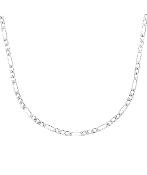 Maille Figaro - Argent - Collier de pas cher