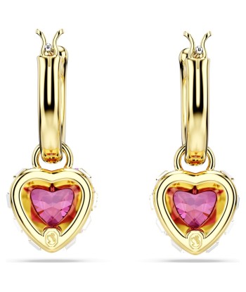 Stilla - Rouge Doré - Cœur - Boucles d'oreilles - Swarovski Venez découvrir notre 