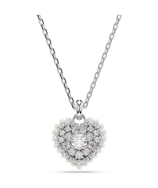 Hyperbola - Blanc Argenté - Coeur - Collier - Swarovski sélection de produits