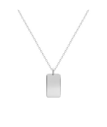 Plaque - Argent - Pendentif livraison et retour toujours gratuits