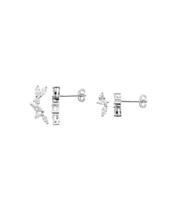 Asymétrique - Boucles d'oreilles - Argent JUSQU'A -70%! 