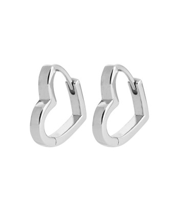 Créoles - Argent - Boucles d'Oreilles en linge