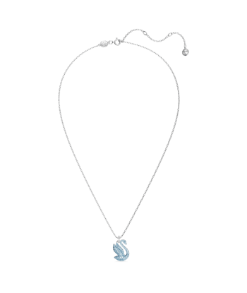 Iconic Swan - Medium - Bleu Argenté - Pendentif - Swarovski brillant des détails fins