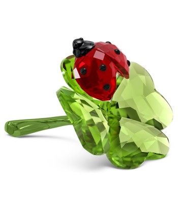 Idyllia - Coccinelle et Trèfle - Figurine - Swarovski destockage