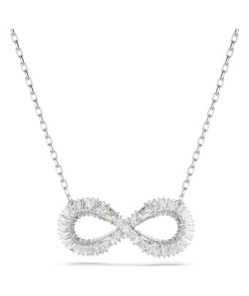 Hyperbola - Blanc Argenté - Infini - Collier - Swarovski Toutes les collections ici