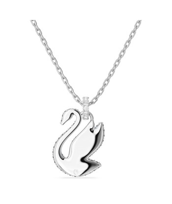 Iconic Swan - Medium - Bleu Argenté - Pendentif - Swarovski brillant des détails fins