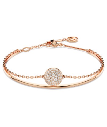 Meteora - Blanc Rosé - Bracelet Jonc - Swarovski brillant des détails fins