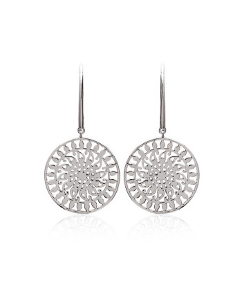 Soleil - Argent - Boucles d'oreilles store