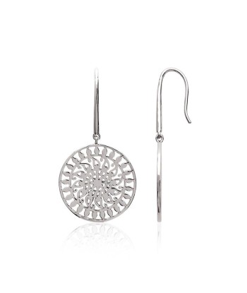 Soleil - Argent - Boucles d'oreilles store