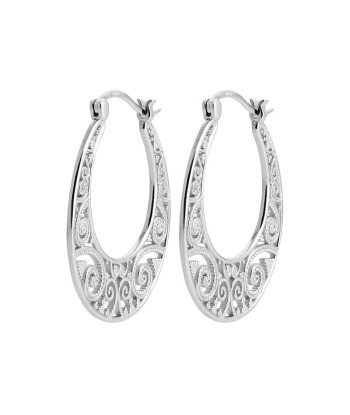 Dentelle - Argent - Boucles d'Oreilles sur le site 