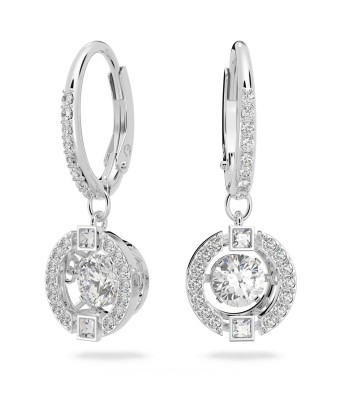 Sparkling Dance - Blanc Argenté - Boucles d'oreilles - Swarovski suggérées chez