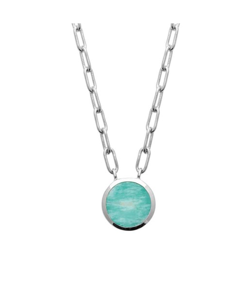 Pendentif - Amazonite - Collier - Argent En savoir plus