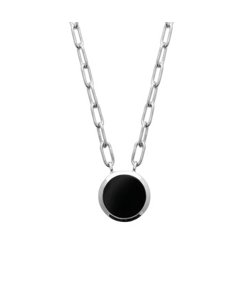 Pendentif - Agate Noire - Collier - Argent 2 - 3 jours ouvrés.