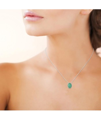 Pendentif - Aventurine - Collier - Argent Voir les baskets