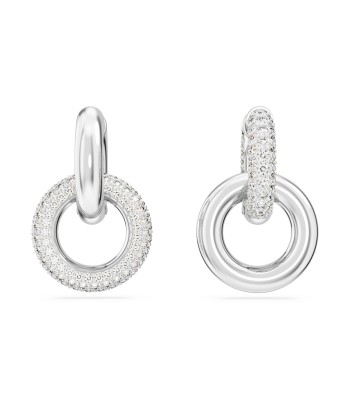 Dextera - Blanc Argenté - Boucles d'oreilles - Swarovski Comparez et commandez 