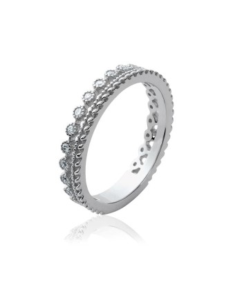 Couronne - Bague en Argent - Azuline les ctes