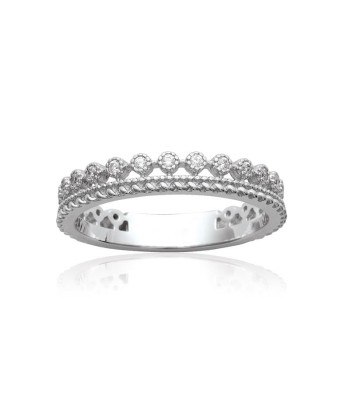 Couronne - Bague en Argent - Azuline les ctes