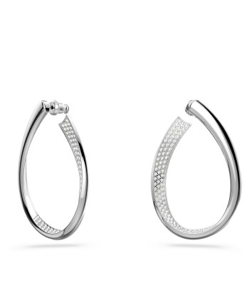 Exist- Blanc Argenté - Boucles d'oreilles - Swarovski ou a consommer sur place