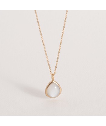 Isaure - Pierre de Lune - Pendentif en Plaqué Or - Ana et Cha soldes