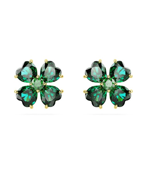 Idyllia - Vert Doré - Boucles d'oreilles - Swarovski est présent 