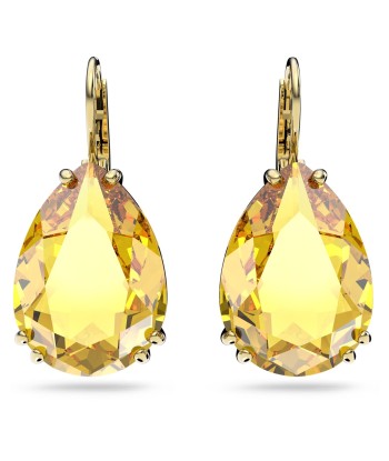 Millenia - Poire - Jaune Doré - Boucles d'oreilles - Swarovski les muscles