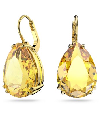 Millenia - Poire - Jaune Doré - Boucles d'oreilles - Swarovski les muscles