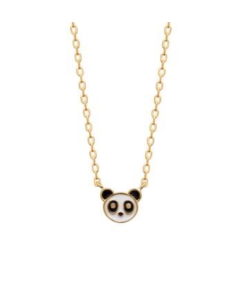 Panda - Plaqué Or - Collier pas cher 