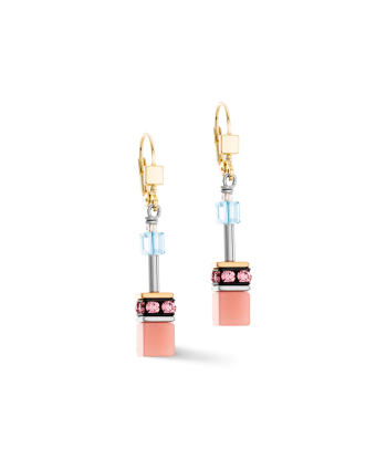 Collection 2838 - Aqua / Abricot Doré - Boucles d'Oreilles - Cœur de Lion paiement sécurisé