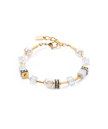 Collection 4081 - Blanc Doré - Bracelet - Cœur de Lion la livraison gratuite