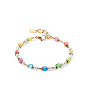 Collection 4356 - Multicolore Doré - Bracelet - Cœur de Lion Livraison rapide