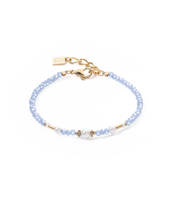 Collection 4434 - Bleu Clair Doré - Bracelet - Cœur de Lion la livraison gratuite