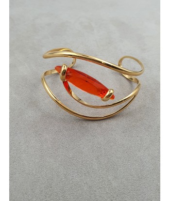 Navette - Orange - Doré - Bracelet - Andrea Marazzini de France