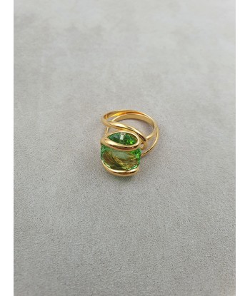 Musa - Vert Péridot - Doré - Bague - Andrea Marazzini en ligne