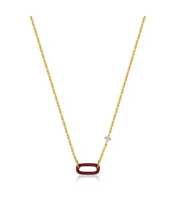 Collier - Anneau Bordeaux - Ania Haie Livraison rapide