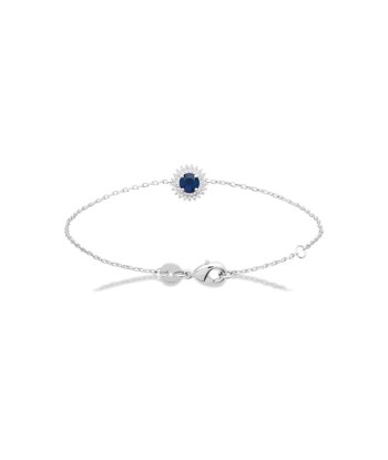 Pavage - Bleu - Argent - Bracelet pas chere