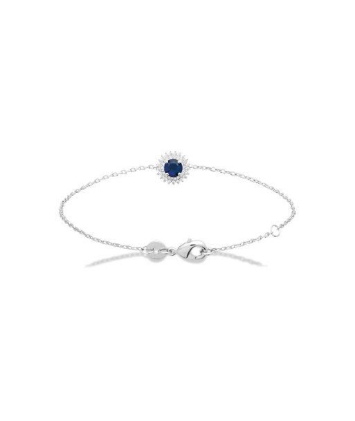 Pavage - Bleu - Argent - Bracelet pas chere