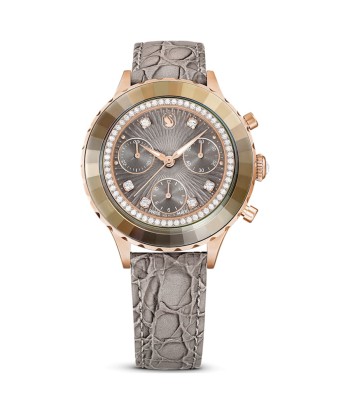 Octea Chrono - Gris Doré Rose - Montre - Swarovski Venez acheter