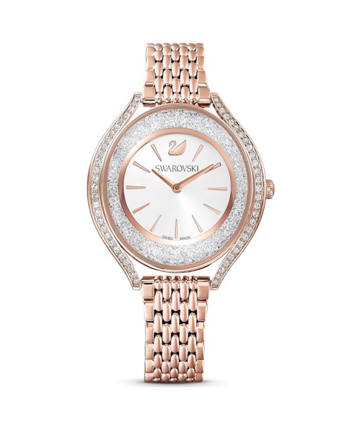 Crystalline Aura - Blanc Doré Rose - Montre - Swarovski votre