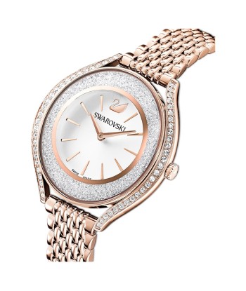 Crystalline Aura - Blanc Doré Rose - Montre - Swarovski votre