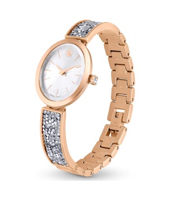 Crystal Rock Oval - Gris Doré Rose - Montre - Swarovski la livraison gratuite