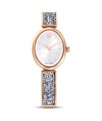 Crystal Rock Oval - Gris Doré Rose - Montre - Swarovski la livraison gratuite