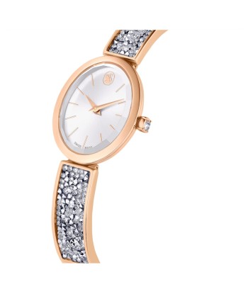 Crystal Rock Oval - Gris Doré Rose - Montre - Swarovski la livraison gratuite