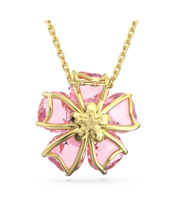 Florere - Rose Doré - Collier - Swarovski solde