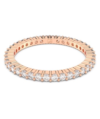 Vittore - Blanc Doré Rose - Bague - Swarovski en linge