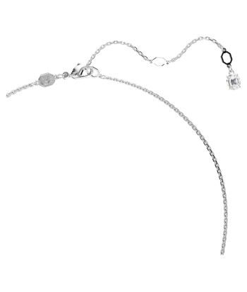 Hyperbola - Blanc Argenté - Infini - Pendentif - Swarovski livraison gratuite