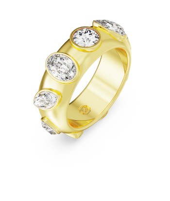 Dextera - Blanc Doré - Bague - Swarovski les ctes